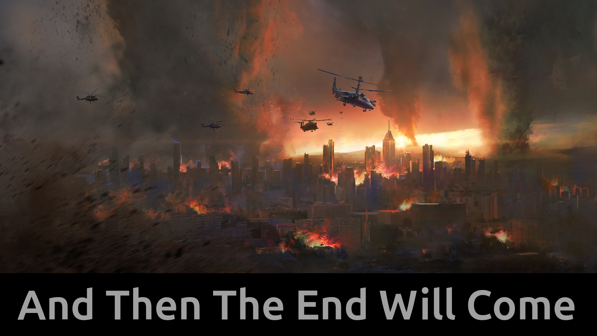 An illustration of a standing man pointing to the right where an unhappy monster is running away.