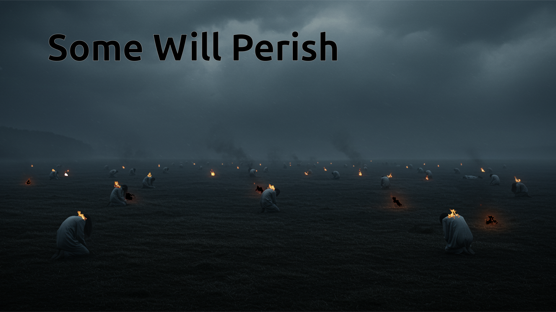 An illustration of a rolled up scroll with its edge sealed with seven seals.