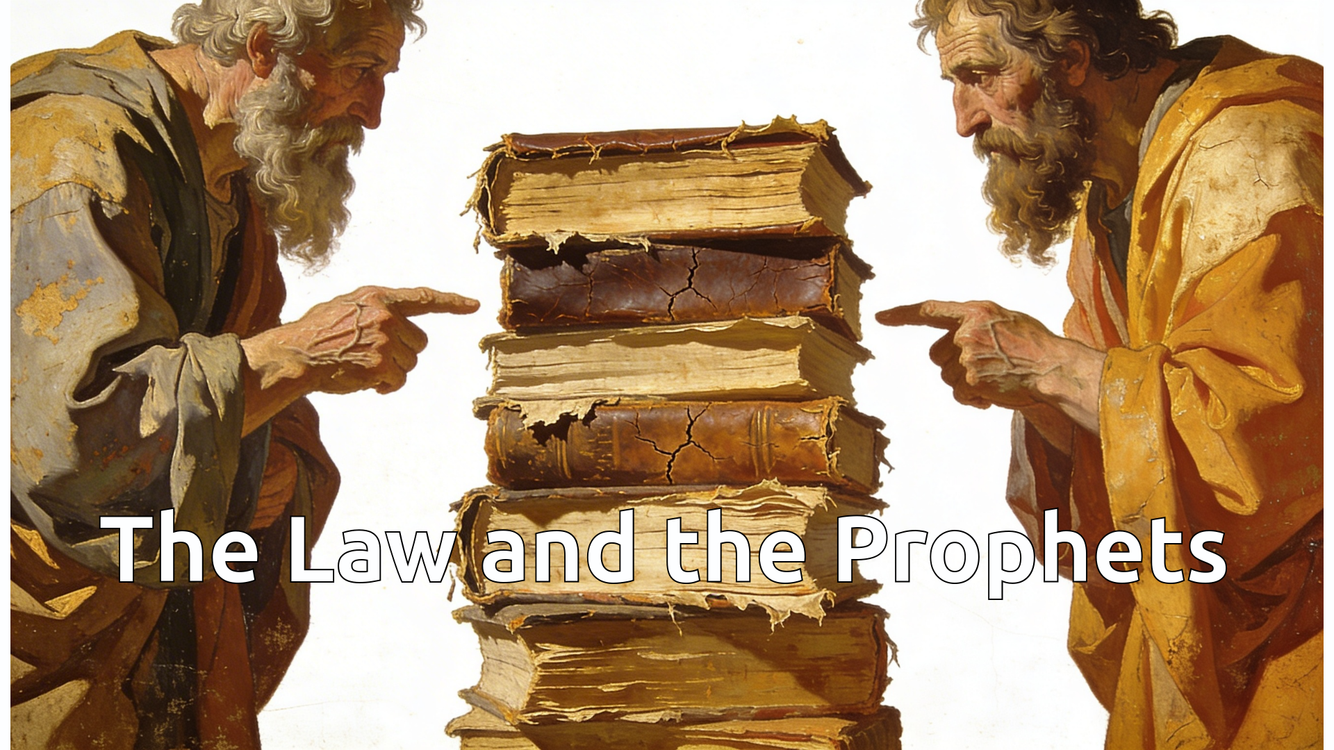 An illustration of a standing man pointing to the right where an unhappy monster is running away.